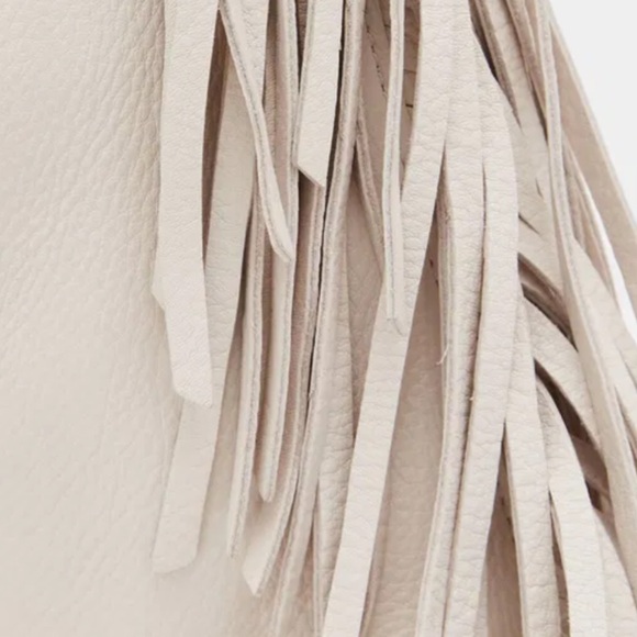 All Saints Edbury Fringe Shoulder Salt Lake White - Picture 11 of 15